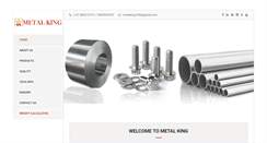 Desktop Screenshot of metalking.co.in